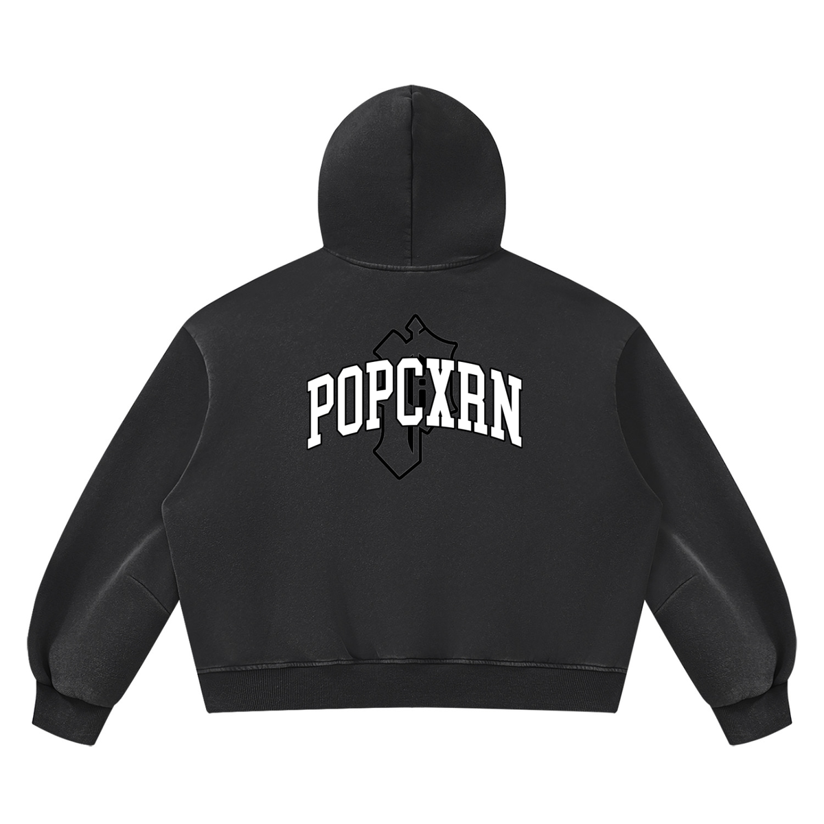 Unisex Vintage Wash Boxy Fleece Hoodie
