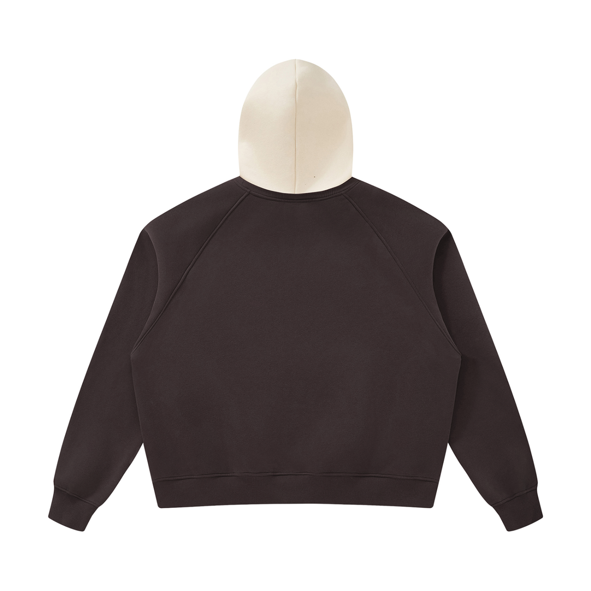 Popcxrn - Fleece Raglan Color Block Hoodie
