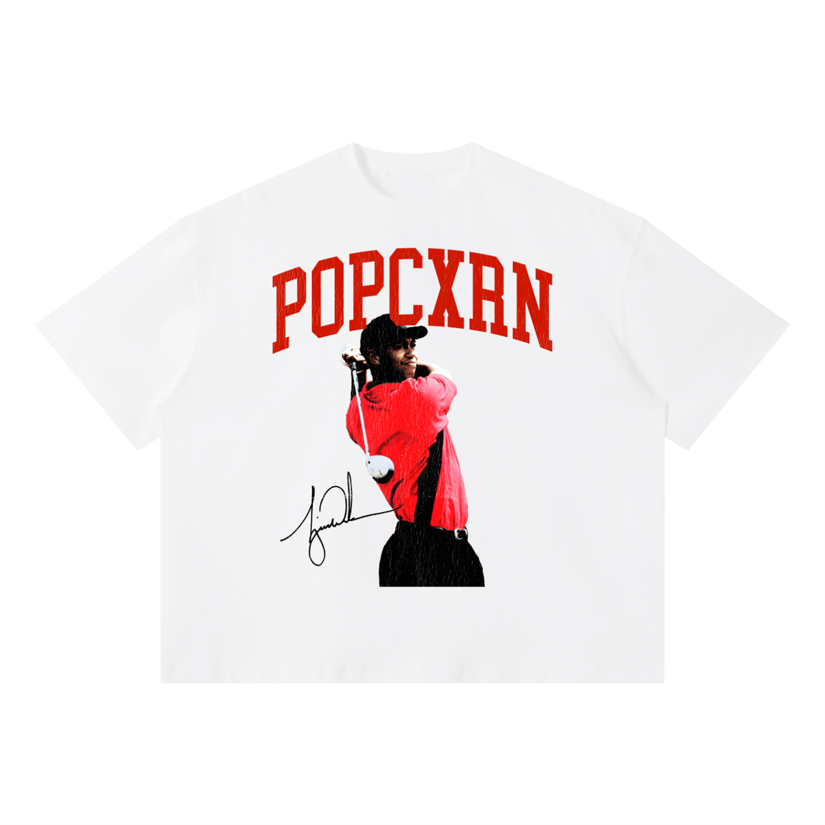 Popcxrn - Tiger Sunday Red Tee