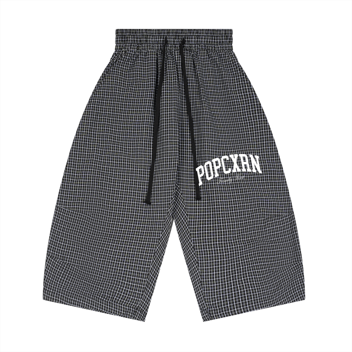 Popcxrn - Kickback Plaid Capri Shorts