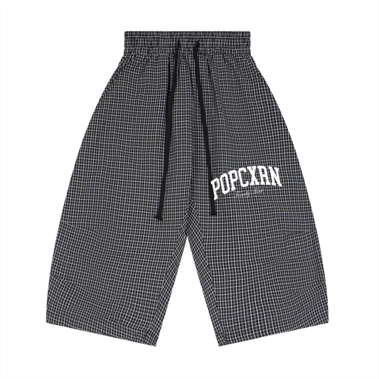 Popcxrn - Kickback Plaid Capri Shorts