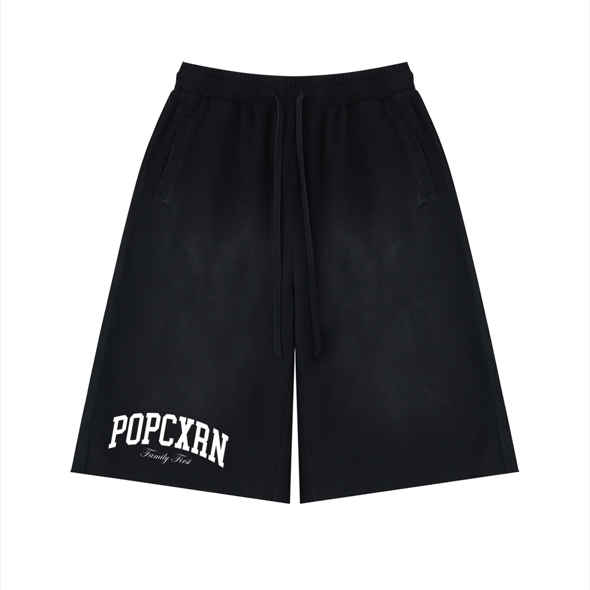 Unisex Sunfade Raw Edge Shorts