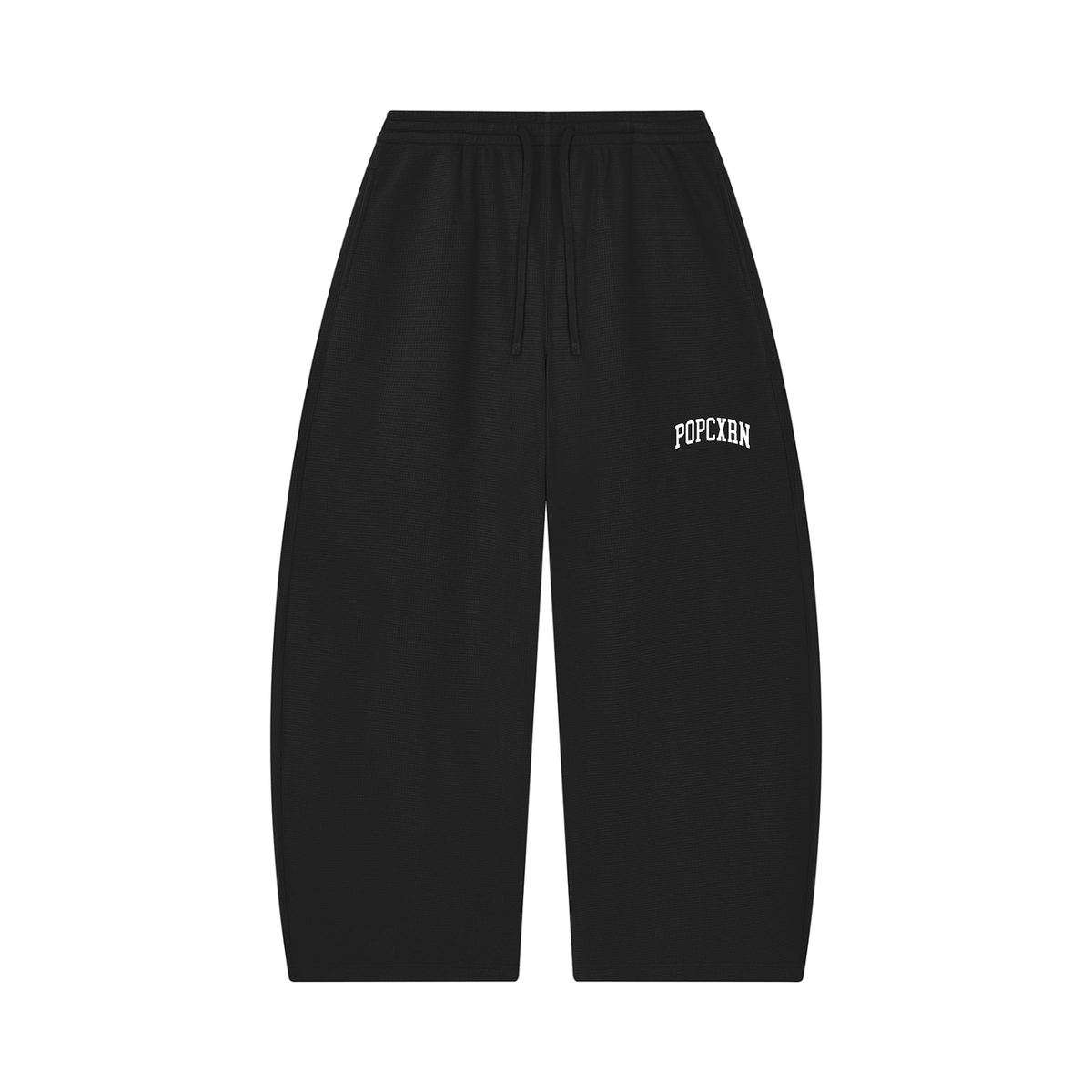Popcxrn - Waffle Barrel Leg Pants