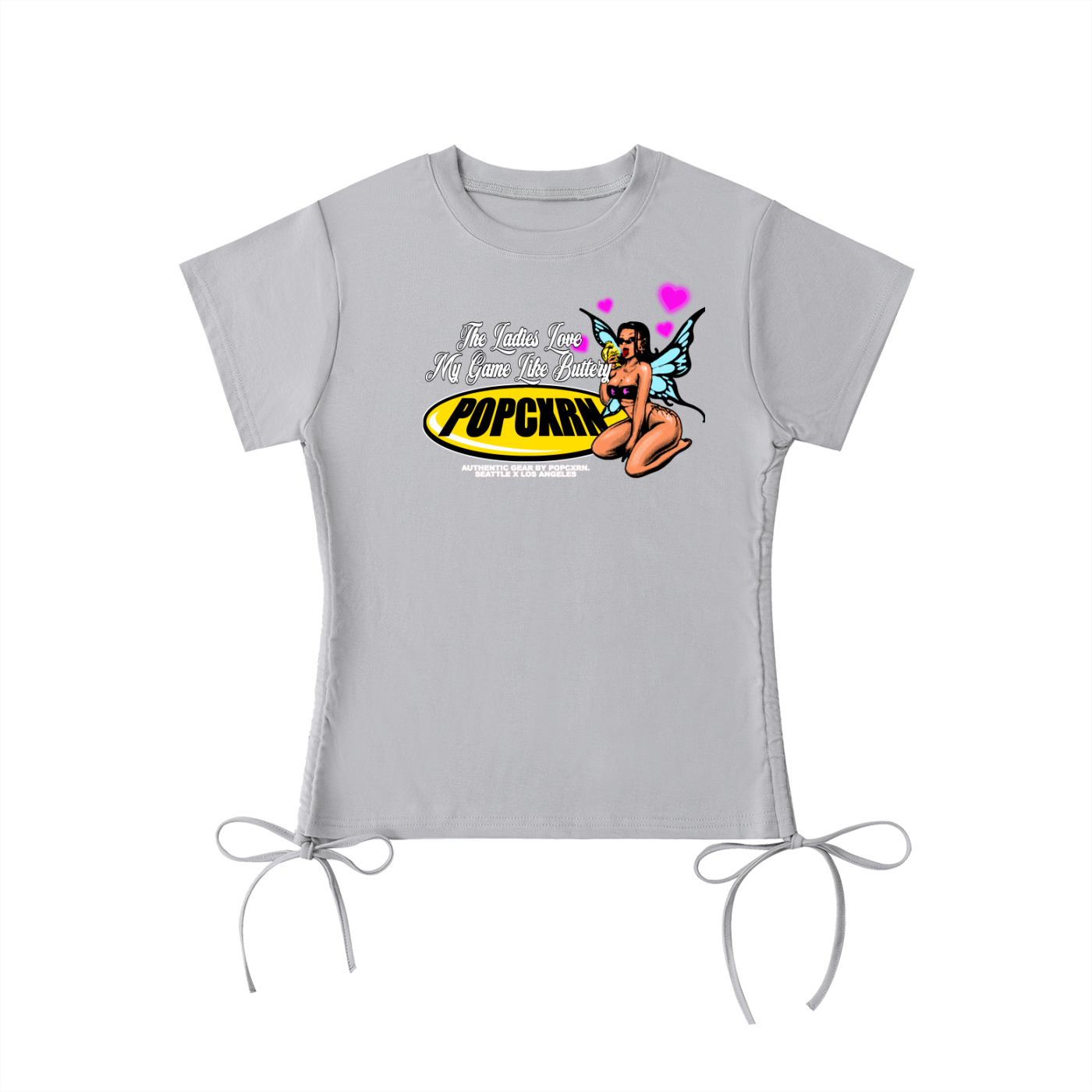 Popcxrn - Y2K Drawstring T-Shirt