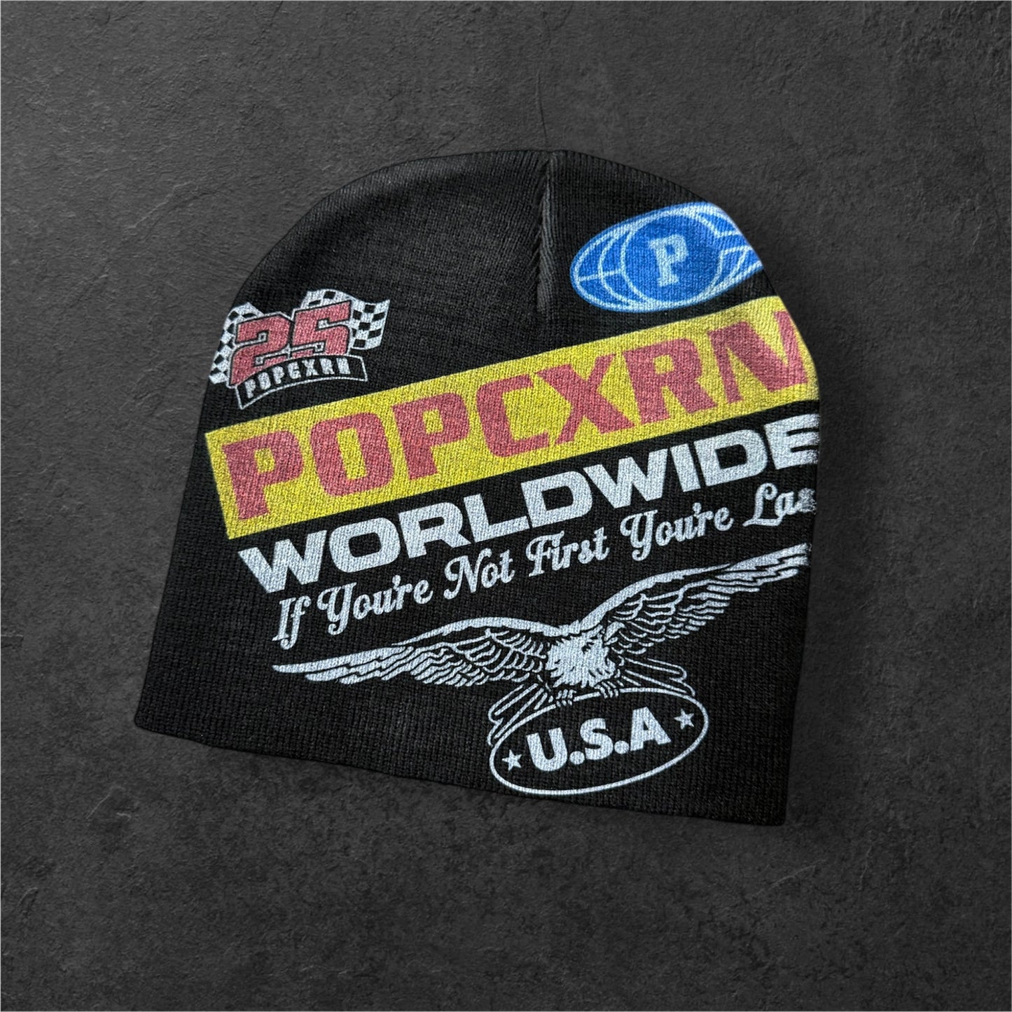 Popcxrn “Worldwide Racing” Beanie