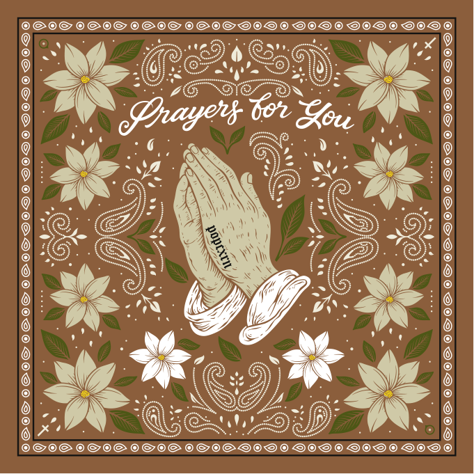 Popcxrn - Prayers For You Silk Bandana
