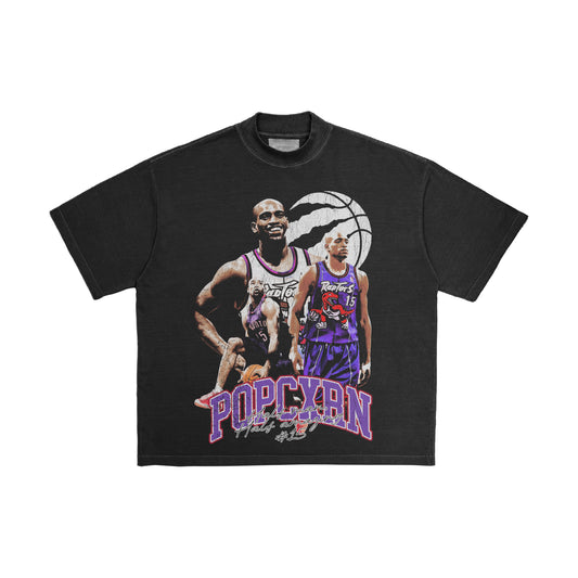 Popcxrn - Vince Carter - Heavyweight Tee - Black
