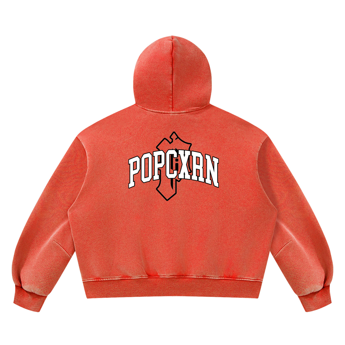 Unisex Vintage Wash Boxy Fleece Hoodie