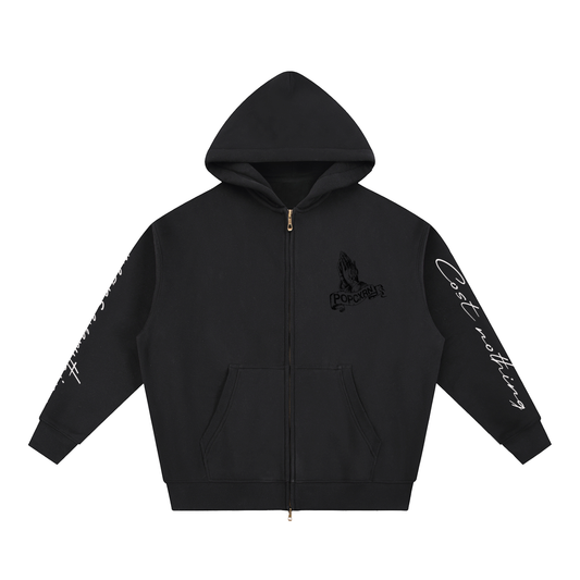 Popcxrn - Prayers For You Boxy Fleece Hoodie