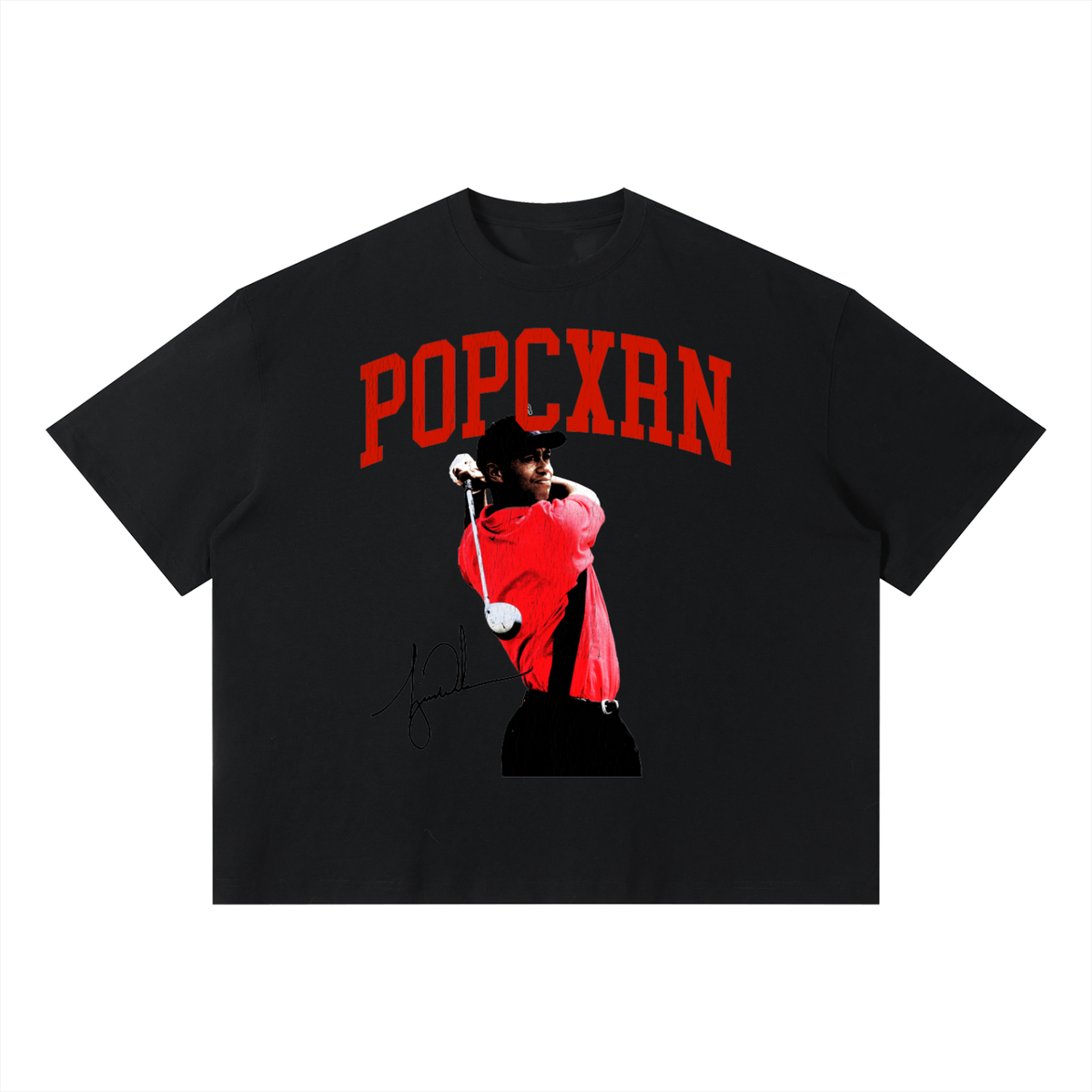 Popcxrn - Tiger Sunday Red Tee