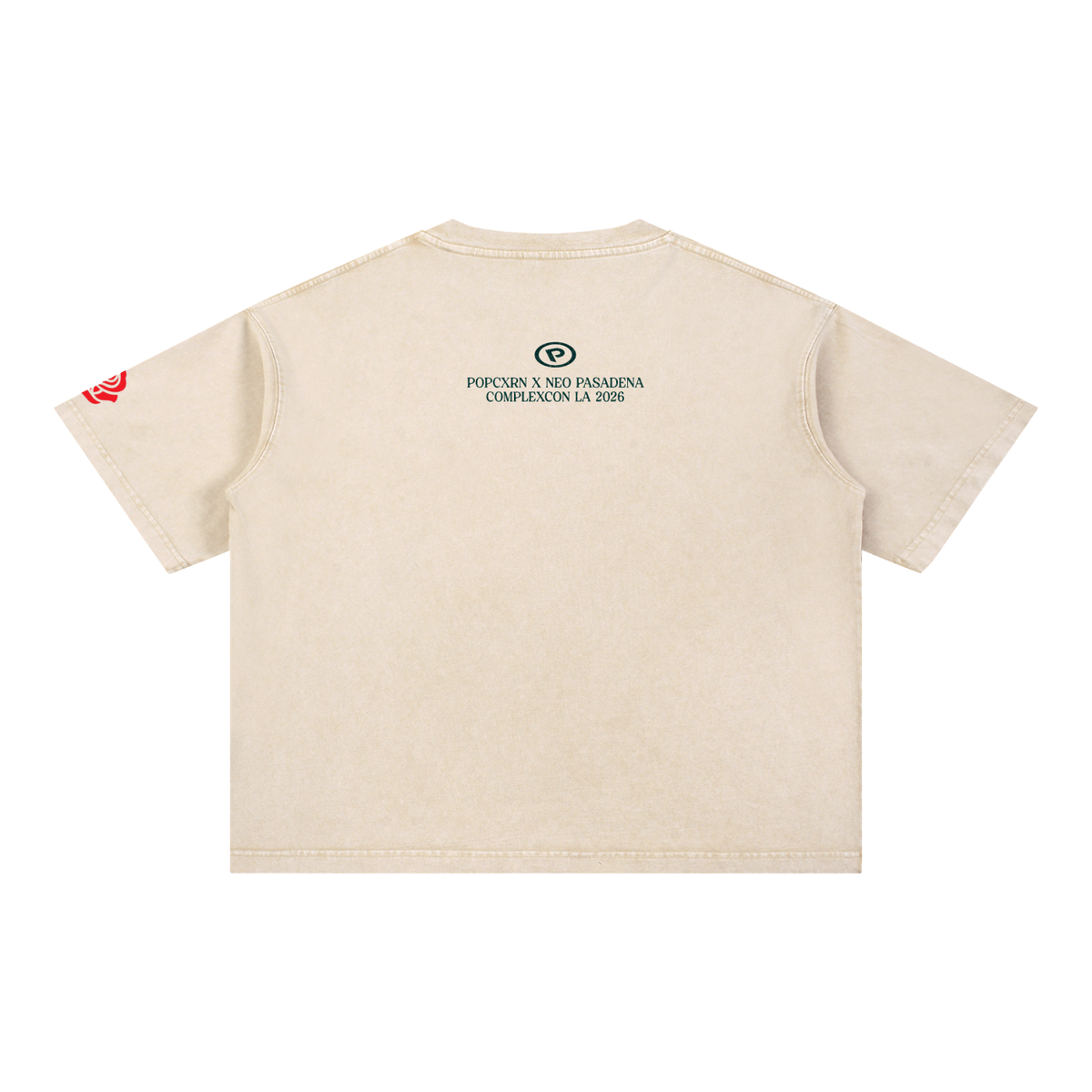 Mineral Wash Boxy Cotton T-Shirt