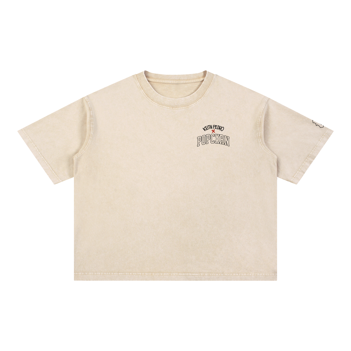 Mineral Wash Boxy Cotton T-Shirt