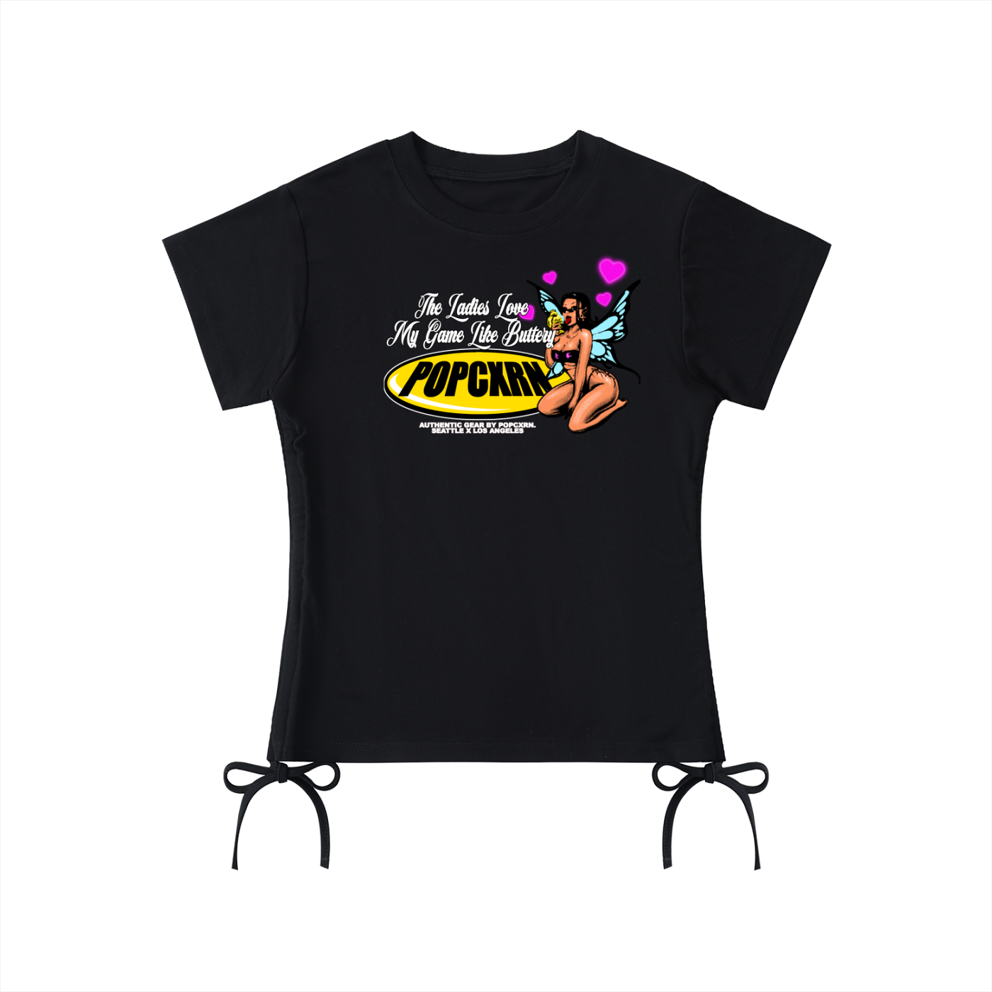 Popcxrn - Y2K Drawstring T-Shirt