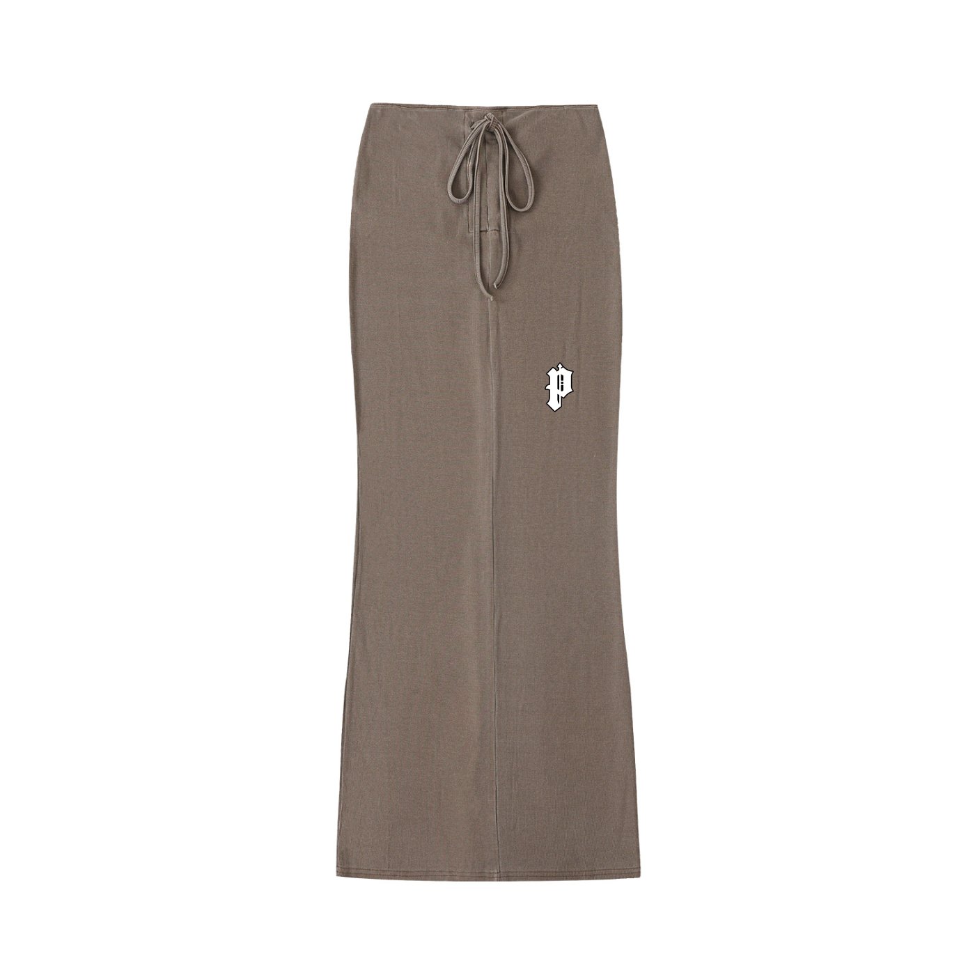 Popcxrn - Y2K Vintage Washed Drawstring Maxi Skirt