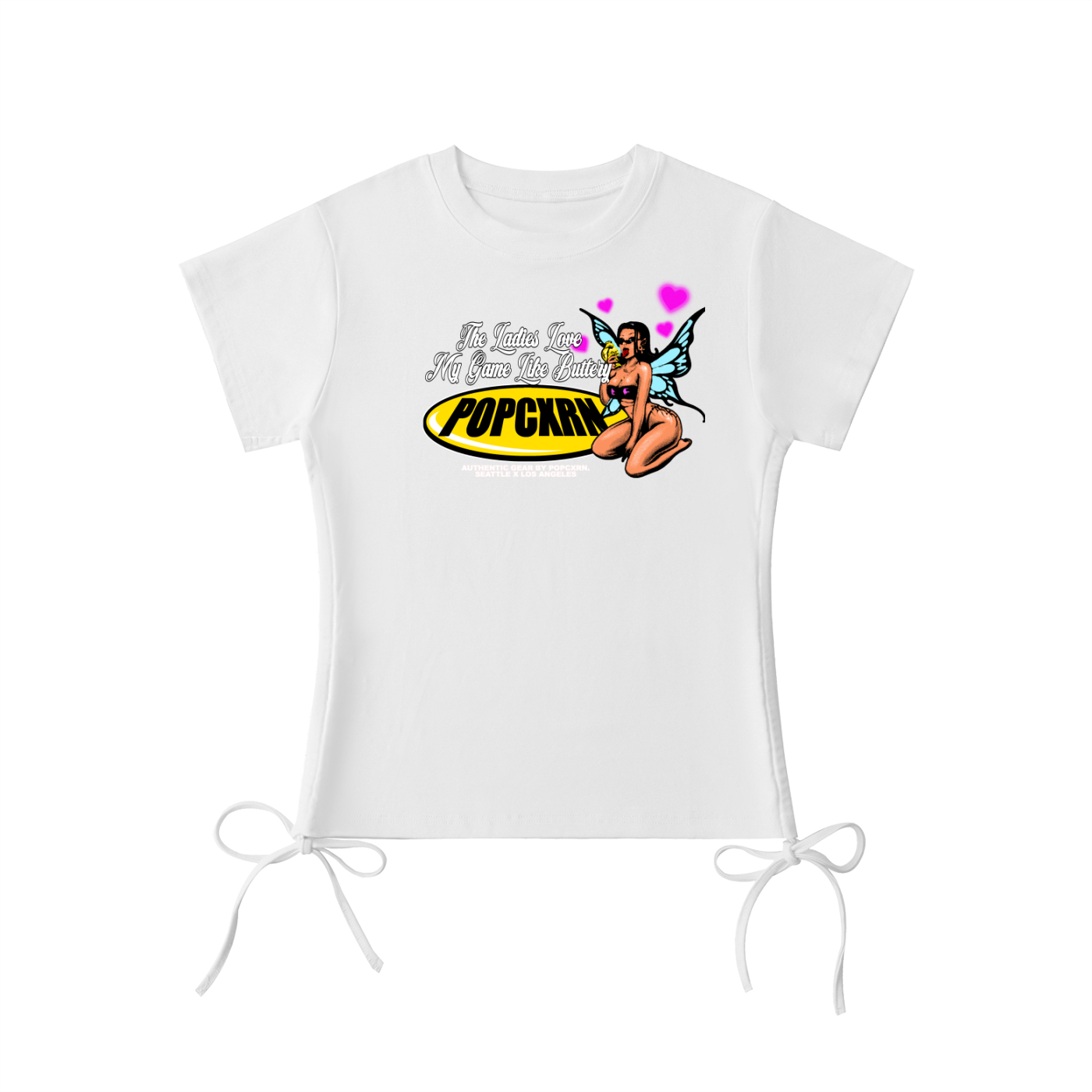 Popcxrn - Y2K Drawstring T-Shirt